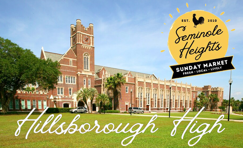 Seminole Heights market at Hillsborough high school